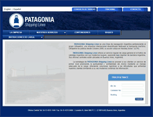 Tablet Screenshot of patagonialines.com